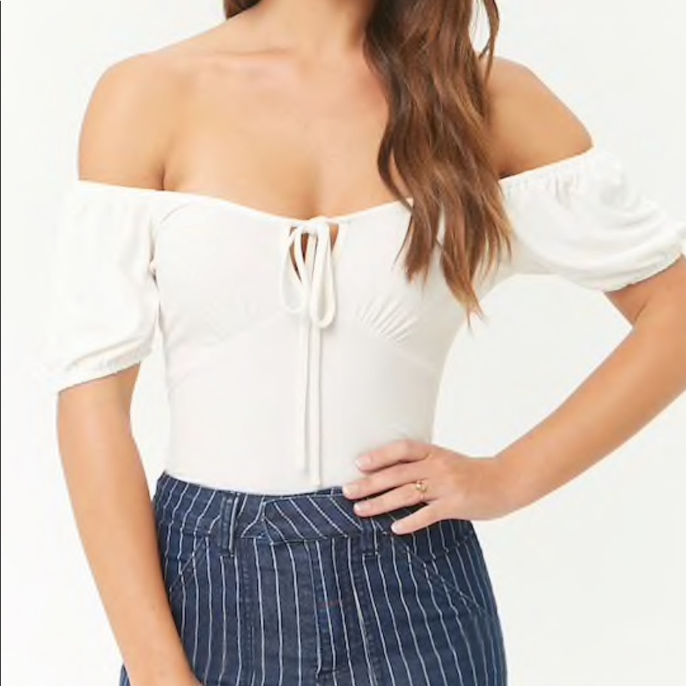 White Off The Shoulder Top | Forever 21